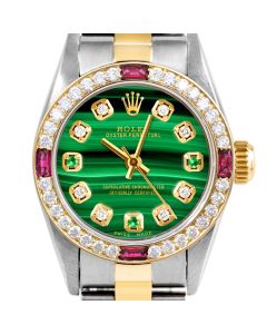 Rolex Oyster Perpetual 24mm Two Tone 6700-TT-MLC-8D3E-4RBY-OYS
