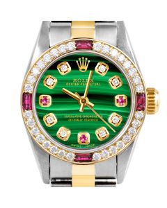 Rolex Oyster Perpetual 24mm Two Tone 6700-TT-MLC-8D3R-4RBY-OYS