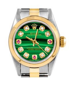 Rolex Oyster Perpetual 24mm Two Tone 6700-TT-MLC-8D3R-SMT-OYS