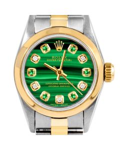 Rolex Oyster Perpetual 24mm Two Tone 6700-TT-MLC-ADE-SMT-OYS