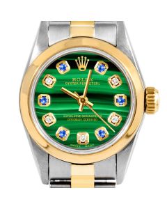 Rolex Oyster Perpetual 24mm Two Tone 6700-TT-MLC-ADS-SMT-OYS