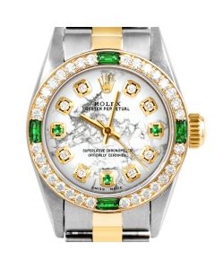 Rolex Oyster Perpetual 24mm Two Tone 6700-TT-MRB-8D3E-4EMD-OYS