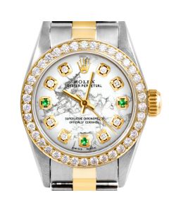 Rolex Oyster Perpetual 24mm Two Tone 6700-TT-MRB-8D3E-BDS-OYS