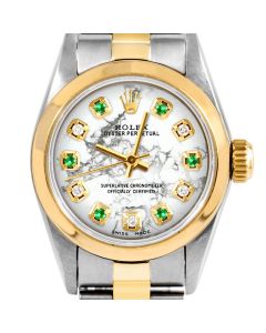 Rolex Oyster Perpetual 24mm Two Tone 6700-TT-MRB-ADE-SMT-OYS