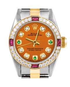 Rolex Oyster Perpetual 24mm Two Tone 6700-TT-ORN-8D3E-4RBY-OYS