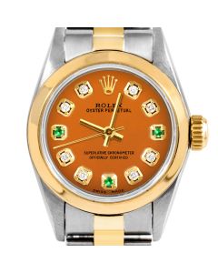Rolex Oyster Perpetual 24mm Two Tone 6700-TT-ORN-8D3E-SMT-OYS