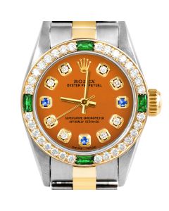 Rolex Oyster Perpetual 24mm Two Tone 6700-TT-ORN-8D3S-4EMD-OYS
