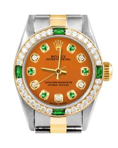 Rolex Oyster Perpetual 24mm Two Tone 6700-TT-ORN-ADE-4EMD-OYS