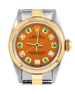 Rolex Oyster Perpetual 24mm Two Tone 6700-TT-ORN-ADE-SMT-OYS