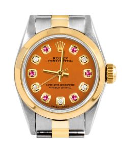 Rolex Oyster Perpetual 24mm Two Tone 6700-TT-ORN-ADR-SMT-OYS