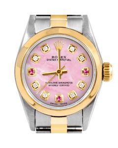 Rolex Oyster Perpetual 24mm Two Tone 6700-TT-PMOP-8D3R-SMT-OYS