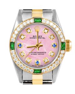 Rolex Oyster Perpetual 24mm Two Tone 6700-TT-PMOP-8D3S-4EMD-OYS