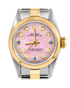 Rolex Oyster Perpetual 24mm Two Tone 6700-TT-PMOP-8D3S-SMT-OYS