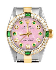 Rolex Oyster Perpetual 24mm Two Tone 6700-TT-PMOP-ADE-4EMD-OYS