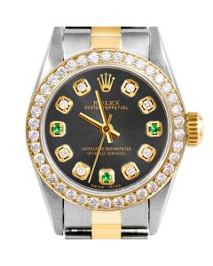 Rolex Oyster Perpetual 24mm Two Tone 6700-TT-RHO-8D3E-BDS-OYS