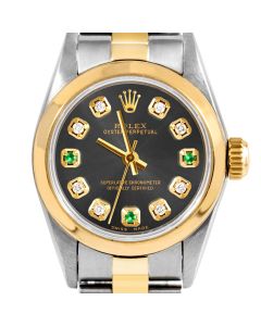 Rolex Oyster Perpetual 24mm Two Tone 6700-TT-RHO-8D3E-SMT-OYS