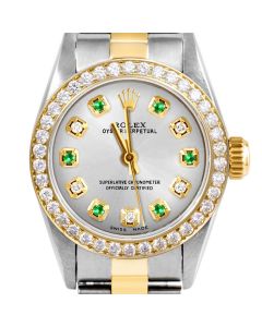 Rolex Oyster Perpetual 24mm Two Tone 6700-TT-SLV-ADE-BDS-OYS