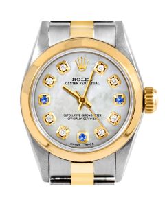 Rolex Oyster Perpetual 24mm Two Tone 6700-TT-WMOP-8D3S-SMT-OYS