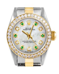 Rolex Oyster Perpetual 24mm Two Tone 6700-TT-WMOP-ADE-BDS-OYS