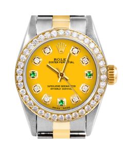 Rolex Oyster Perpetual 24mm Two Tone 6700-TT-YLW-8D3E-BDS-OYS