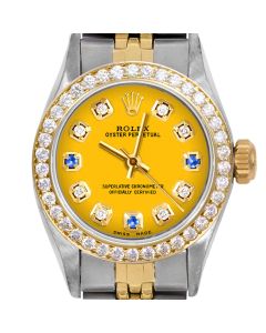 Rolex Oyster Perpetual 24mm Two Tone 6700-TT-YLW-8D3S-BDS-JBL