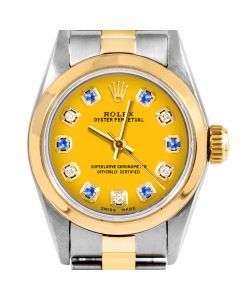 Rolex Oyster Perpetual 24mm Two Tone 6700-TT-YLW-ADS-SMT-OYS