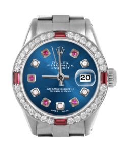 Rolex Datejust 26mm Stainless Steel 6917-SS-BLU-ADR-4RBY-OYS