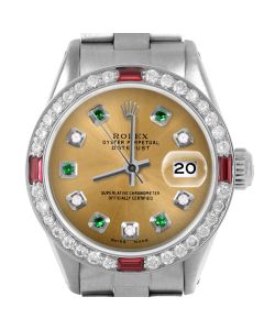 Rolex Datejust 26mm Stainless Steel 6917-SS-CHM-ADE-4RBY-OYS