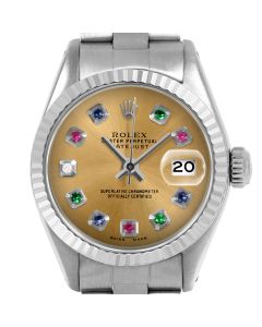 Rolex Datejust 26mm Stainless Steel 6917-SS-CHM-ERDS-FLT-OYS