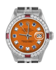 Rolex Datejust 26mm Stainless Steel 6917-SS-ORN-ADS-4RBY-JBL