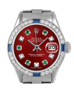 Rolex Datejust 26mm Stainless Steel 6917-SS-RED-ADE-4SPH-OYS