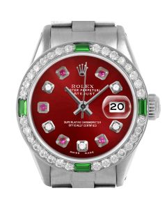 Rolex Datejust 26mm Stainless Steel 6917-SS-RED-ADR-4EMD-OYS
