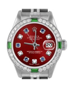 Rolex Datejust 26mm Stainless Steel 6917-SS-RED-ADS-4EMD-JBL
