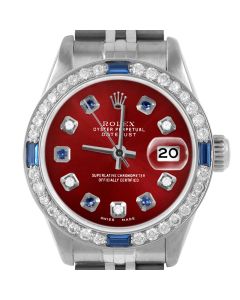 Rolex Datejust 26mm Stainless Steel 6917-SS-RED-ADS-4SPH-JBL