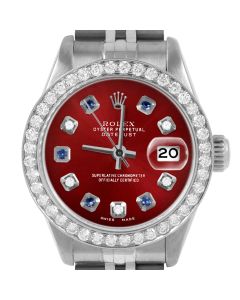Rolex Datejust 26mm Stainless Steel 6917-SS-RED-ADS-BDS-JBL