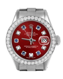 Rolex Datejust 26mm Stainless Steel 6917-SS-RED-ADS-BDS-OYS