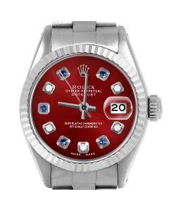 Rolex Datejust 26mm Stainless Steel 6917-SS-RED-ADS-FLT-OYS