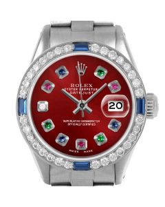 Rolex Datejust 26mm Stainless Steel 6917-SS-RED-ERDS-4SPH-OYS