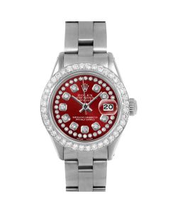 Rolex Datejust 26 mm Stainless Steel 6917-SS-RED-STRD-BDS-OYS