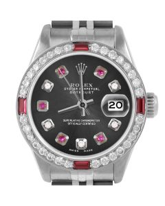 Rolex Datejust 26mm Stainless Steel 6917-SS-RHO-ADR-4RBY-JBL