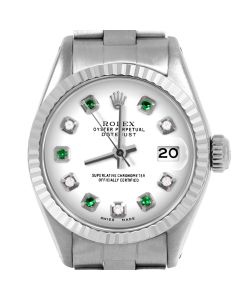 Rolex Datejust 26mm Stainless Steel 6917-SS-WHT-ADE-FLT-OYS