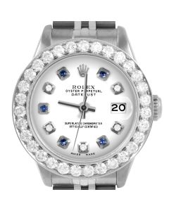 Rolex Datejust 26mm Stainless Steel 6917-SS-WHT-ADS-2CT-JBL