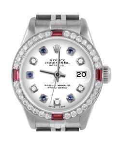 Rolex Datejust 26mm Stainless Steel 6917-SS-WHT-ADS-4RBY-JBL