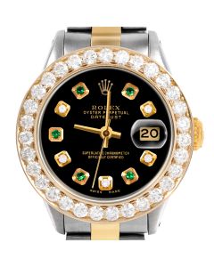 Rolex Datejust 26mm Two Tone 6917-TT-BLK-ADE-2CT-OYS