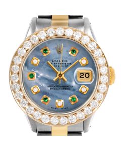 Rolex Datejust 26mm Two Tone 6917-TT-BLMOP-ADE-2CT-OYS