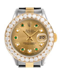 Rolex Datejust 26mm Two Tone 6917-TT-CHM-ADE-2CT-OYS