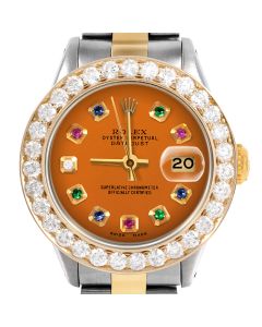 Rolex Datejust 26mm Two Tone 6917-TT-ORN-ERDS-2CT-OYS