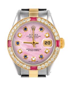 Rolex Datejust 26mm Two Tone 6917-TT-PMOP-ADS-4RBY-OYS