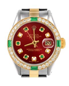 Rolex Datejust 26mm Two Tone 6917-TT-RED-ADE-4EMD-OYS
