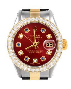 Rolex Datejust 26mm Two Tone 6917-TT-RED-ADS-BDS-OYS